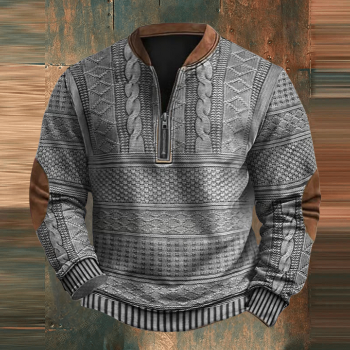 Roland™ Vintage Zip-Up Pullover