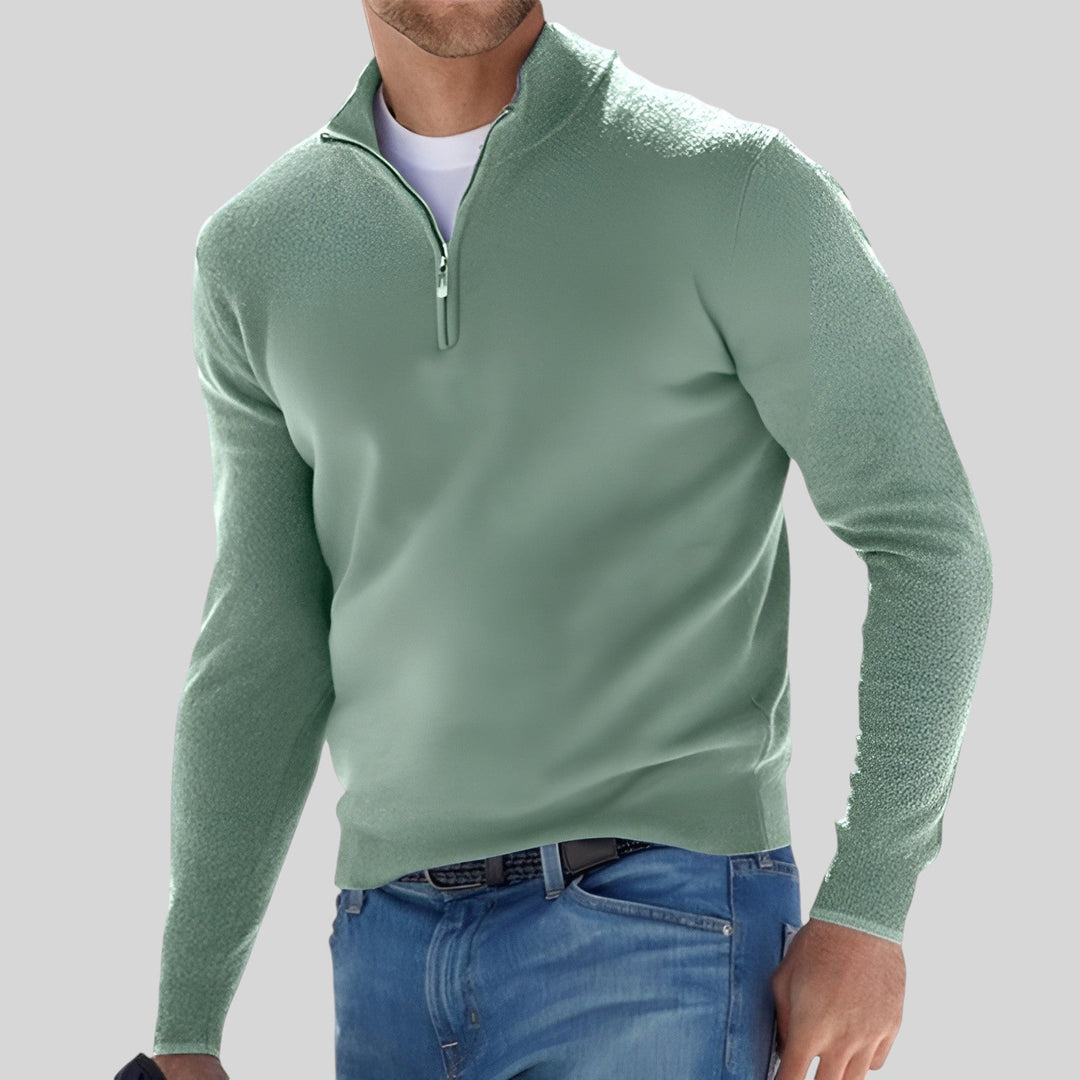 David | Warm zipped jumper