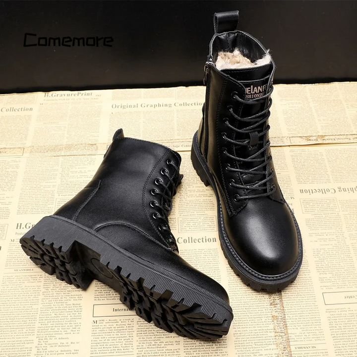 Lena™ | Warm leather boots