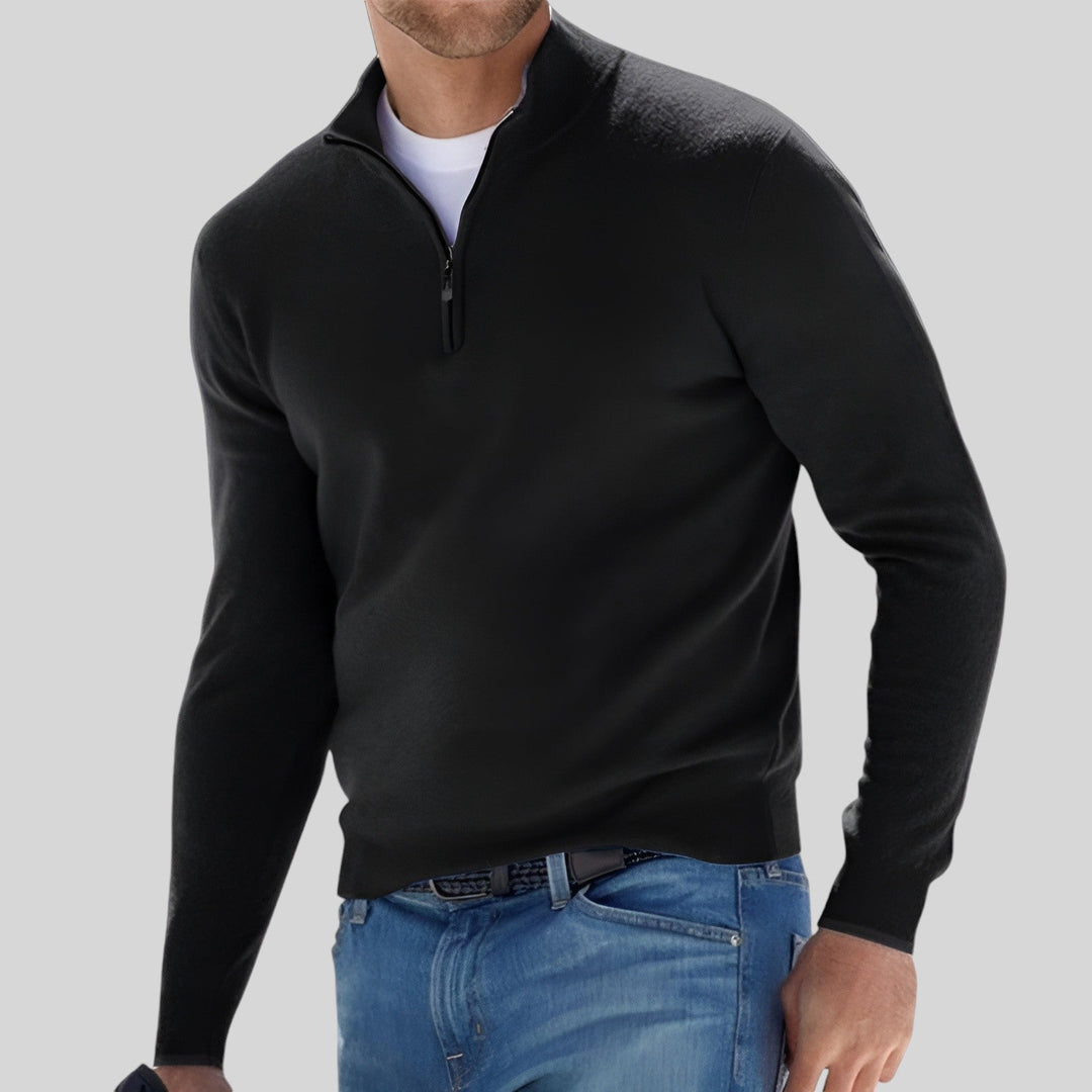 David | Warm zipped jumper