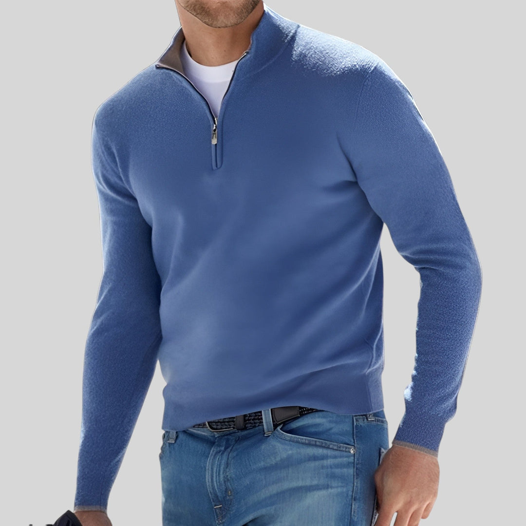 David | Warm zipped jumper